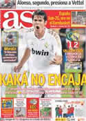 Portada diario AS del 25 de Julio de 2011