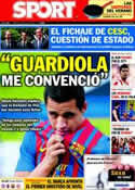 Portada diario Sport del 26 de Julio de 2011