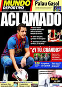 Portada Mundo Deportivo del 26 de Julio de 2011