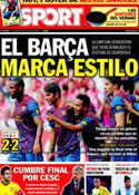 Portada diario Sport del 27 de Julio de 2011