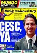 Portada Mundo Deportivo del 27 de Julio de 2011