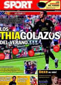 Portada diario Sport del 1 de Agosto de 2011