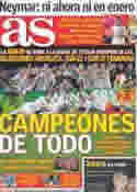 Portada diario AS del 2 de Agosto de 2011