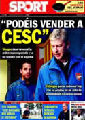 Portada diario Sport del 4 de Agosto de 2011