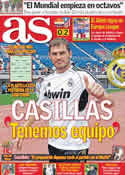 Portada diario AS del 5 de Agosto de 2011