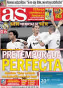 Portada diario AS del 7 de Agosto de 2011