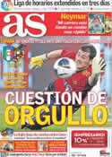 Portada diario AS del 10 de Agosto de 2011