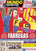 Portada Mundo Deportivo del 12 de Agosto de 2011