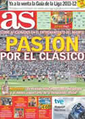 Portada diario AS del 14 de Agosto de 2011