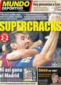 Portada Mundo Deportivo del 15 de Agosto de 2011