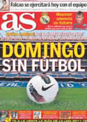 Portada diario AS del 21 de Agosto de 2011