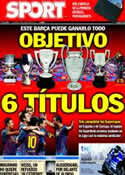 Portada diario Sport del 28 de Agosto de 2011