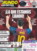 Portada Mundo Deportivo del 31 de Agosto de 2011