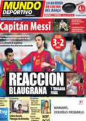 Portada Mundo Deportivo del 3 de Septiembre de 2011