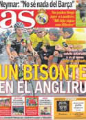 Portada diario AS del 5 de Septiembre de 2011