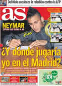 Portada diario AS del 8 de Septiembre de 2011