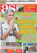 Portada diario AS del 9 de Septiembre de 2011