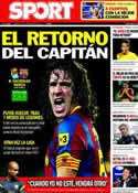 Portada diario Sport del 10 de Septiembre de 2011