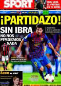 Portada diario Sport del 13 de Septiembre de 2011