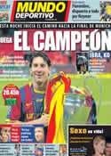 Portada Mundo Deportivo del 13 de Septiembre de 2011