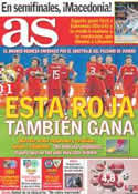 Portada diario AS del 15 de Septiembre de 2011