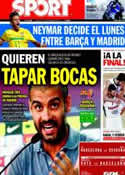 Portada diario Sport del 17 de Septiembre de 2011