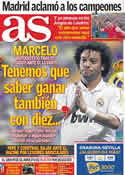 Portada diario AS del 20 de Septiembre de 2011