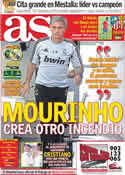 Portada diario AS del 21 de Septiembre de 2011