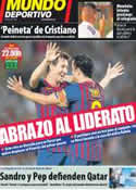 Portada Mundo Deportivo del 21 de Septiembre de 2011