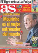 Portada diario AS del 24 de Septiembre de 2011