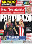 Portada Mundo Deportivo del 24 de Septiembre de 2011