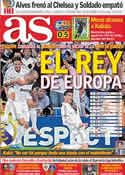 Portada diario AS del 29 de Septiembre de 2011