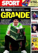 Portada diario Sport del 30 de Septiembre de 2011