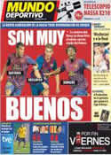 Portada Mundo Deportivo del 1 de Octubre de 2011