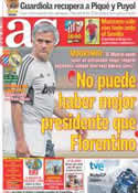 Portada diario AS del 2 de Octubre de 2011