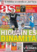 Portada diario AS del 3 de Octubre de 2011