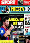 Portada diario Sport del 4 de Octubre de 2011