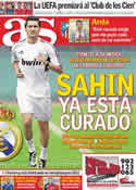 Portada diario AS del 5 de Octubre de 2011