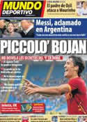 Portada Mundo Deportivo del 5 de Octubre de 2011