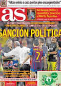 Portada diario AS del 6 de Octubre de 2011