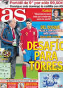 Portada diario AS del 7 de Octubre de 2011