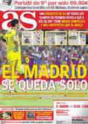 Portada diario AS del 10 de Octubre de 2011