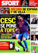 Portada diario Sport del 12 de Octubre de 2011