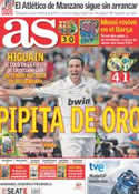 Portada diario AS del 16 de Octubre de 2011