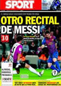 Portada diario Sport del 16 de Octubre de 2011