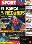 Portada diario Sport del 17 de Octubre de 2011