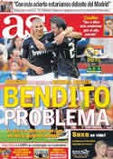 Portada diario AS del 18 de Octubre de 2011