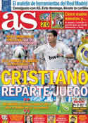 Portada diario AS del 21 de Octubre de 2011