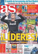 Portada diario AS del 23 de Octubre de 2011