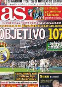 Portada diario AS del 25 de Octubre de 2011